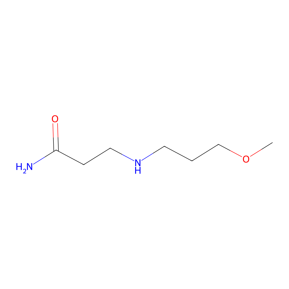 3-[(3-Methoxypropyl)amino]propanamide molecular structure, CAS 1040687-85-1