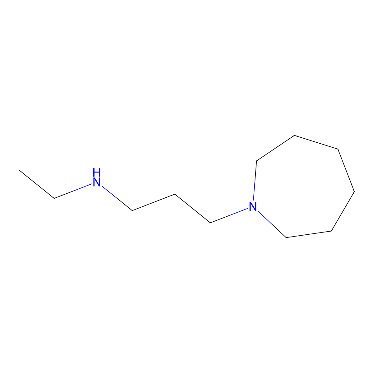 3-(1-Azepanyl)-N-ethyl-1-propanamine molecular structure, CAS 1040690-19-4