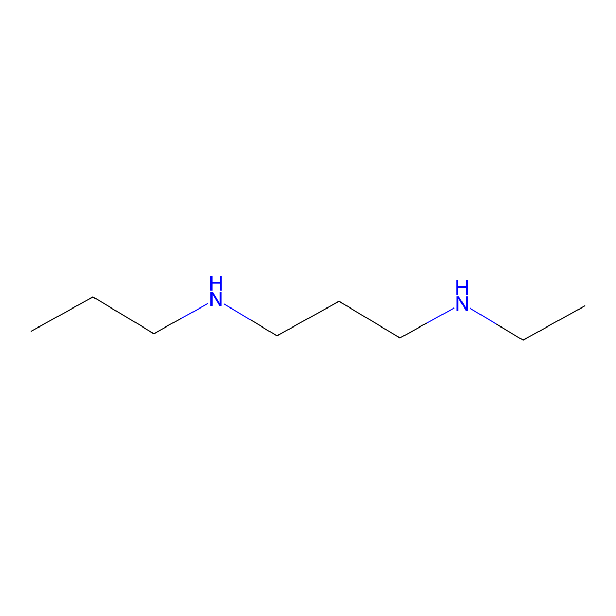 N1-Ethyl-N3-propyl-1,3-propanediamine molecular structure, CAS 1040691-95-9