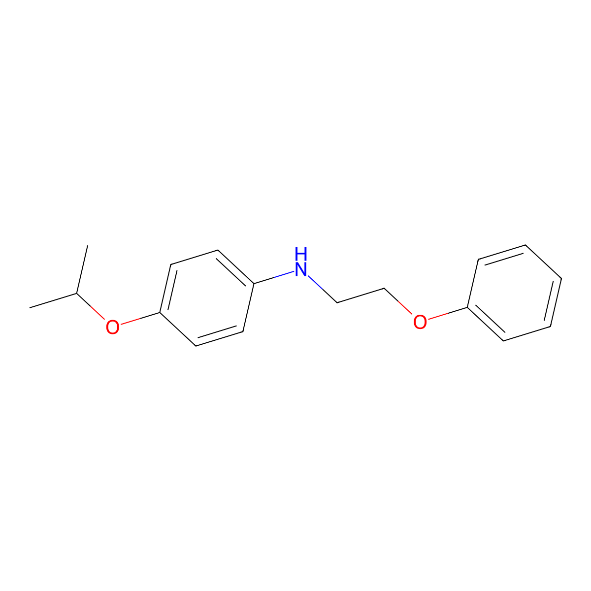 4-Isopropoxy-N-(2-phenoxyethyl)aniline molecular structure, CAS 1040692-24-7