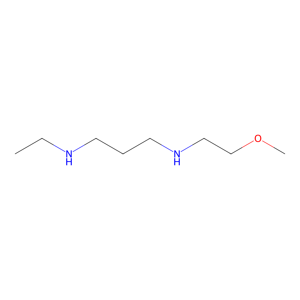 N1-Ethyl-N3-(2-methoxyethyl)-1,3-propanediamine molecular structure, CAS 1040692-33-8