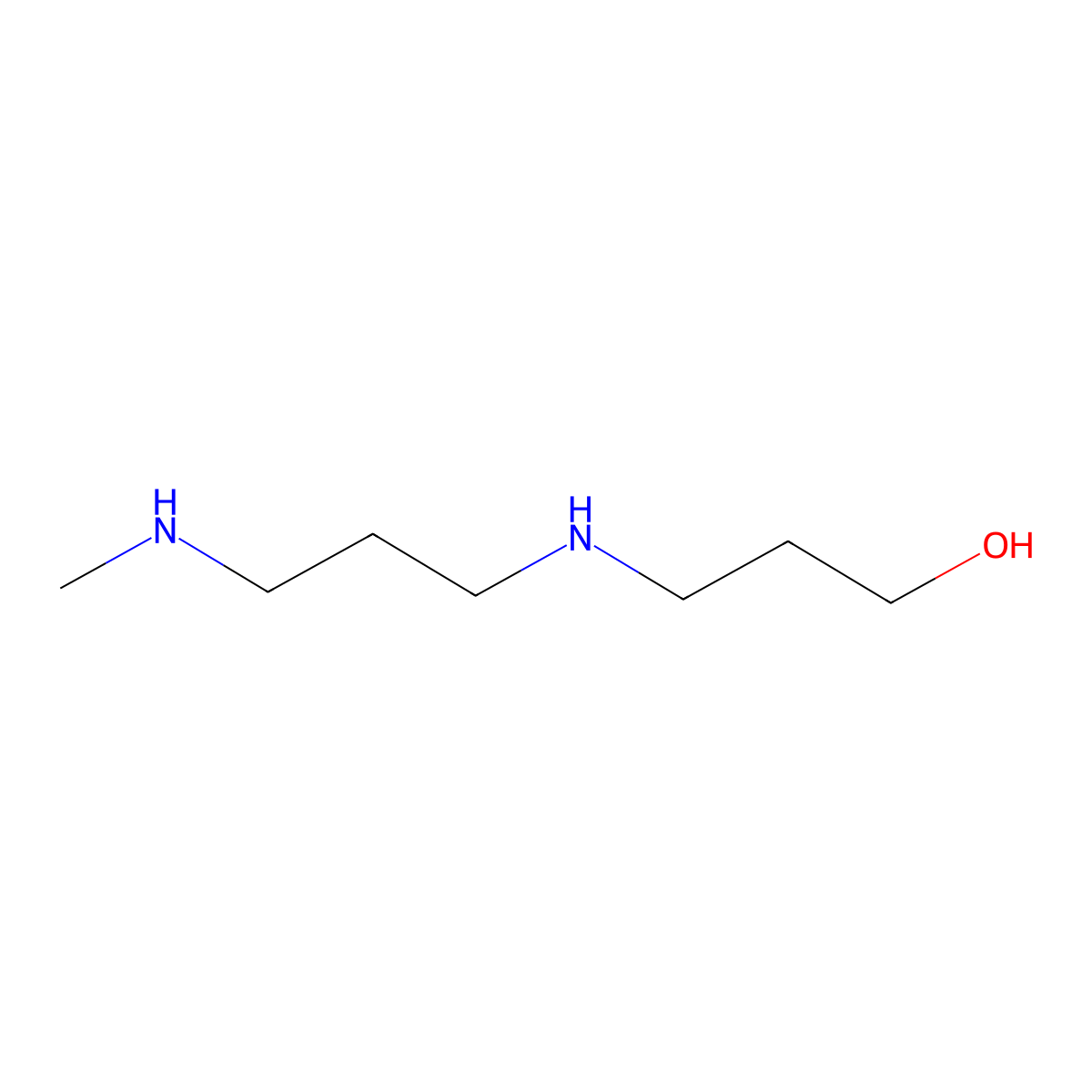 3-{[3-(Methylamino)propyl]amino}-1-propanol molecular structure, CAS 1040692-70-3