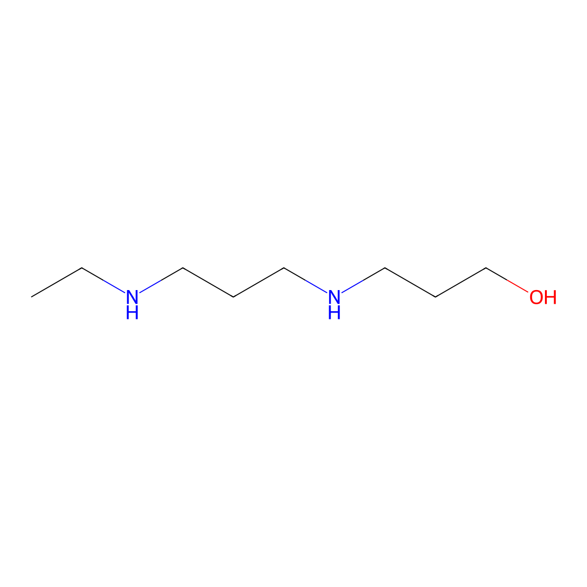 3-{[3-(Ethylamino)propyl]amino}-1-propanol molecular structure, CAS 1040692-77-0