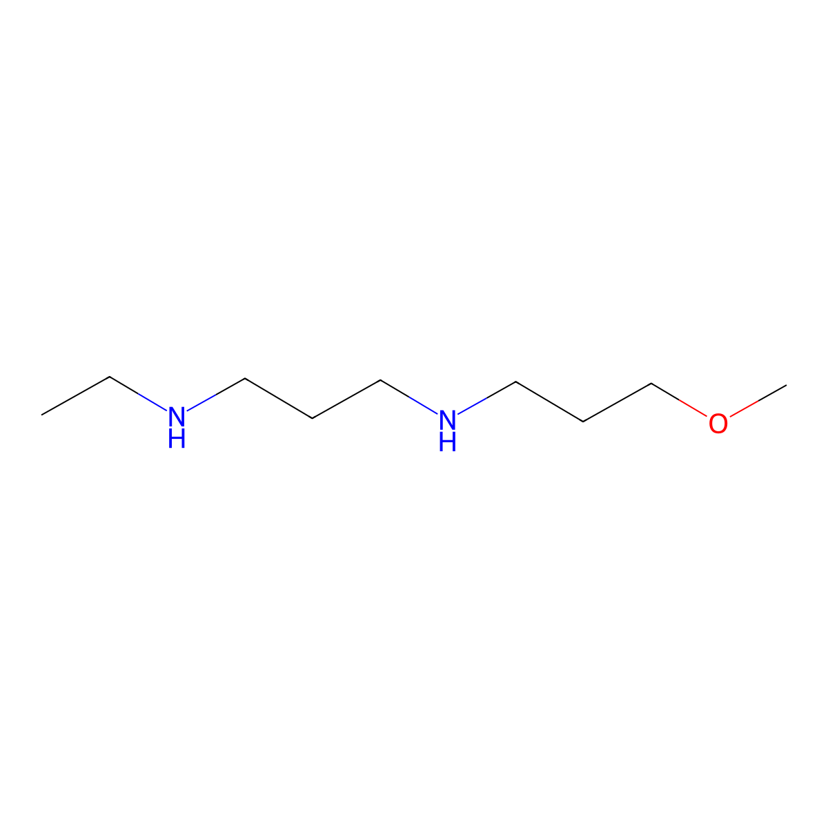 N1-Ethyl-N3-(3-methoxypropyl)-1,3-propanediamine molecular structure, CAS 1040693-27-3