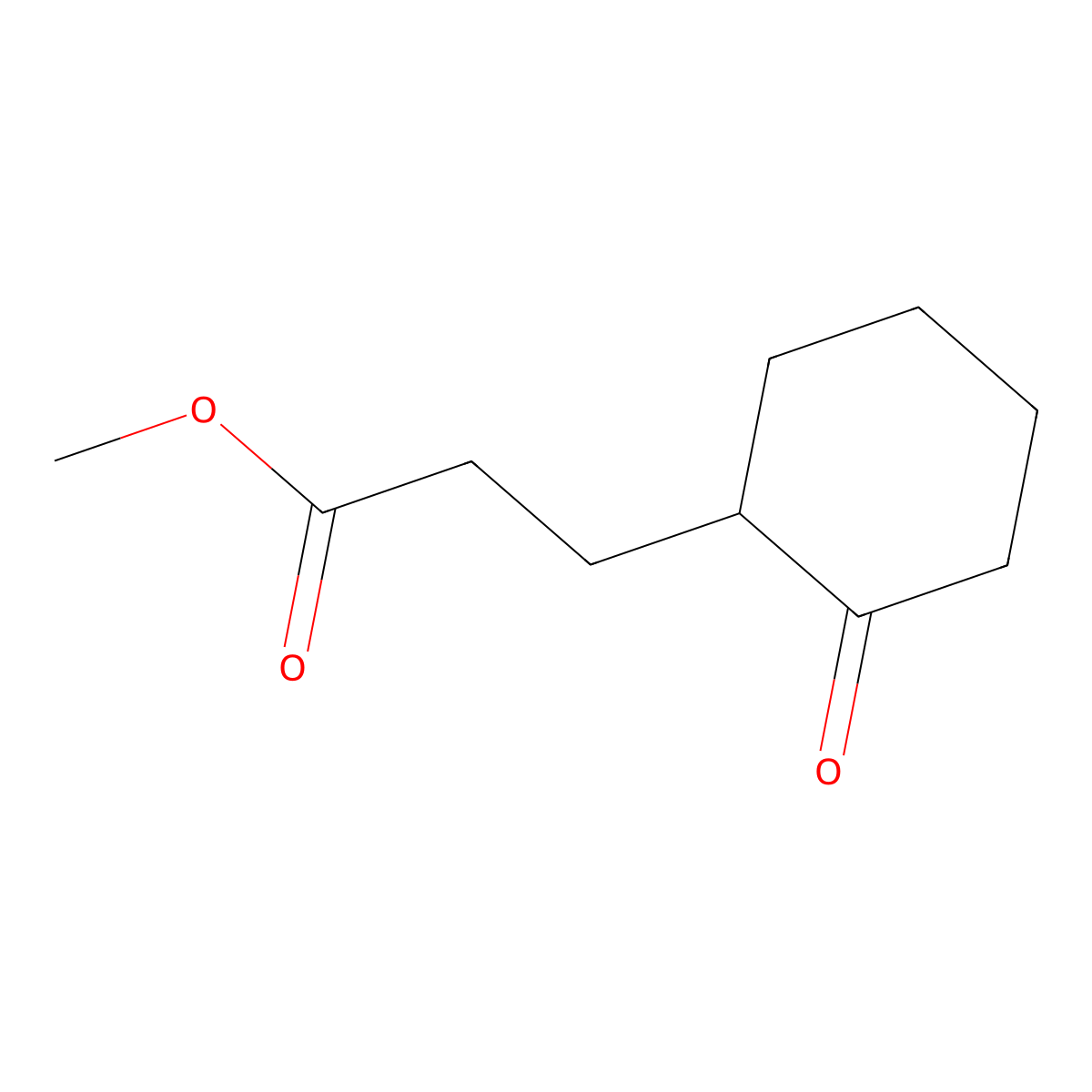 Cyclohexanepropanoic acid, 2-oxo-, methyl ester molecular structure, CAS 10407-33-7