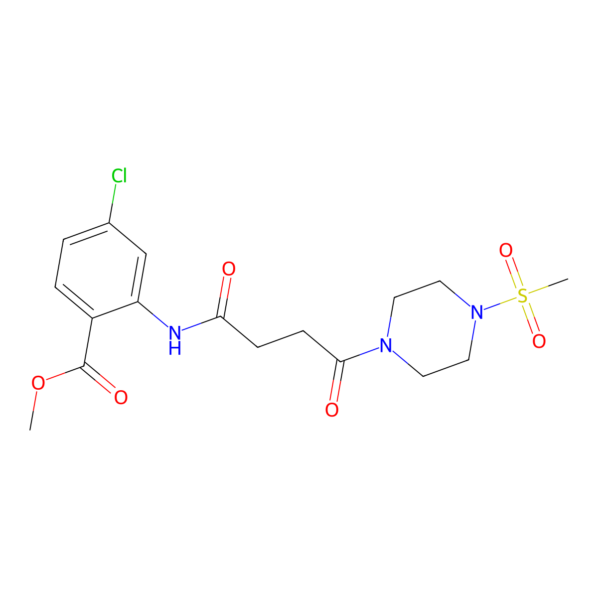 C17H22ClN3O6S molecular structure, CAS 1040702-56-4