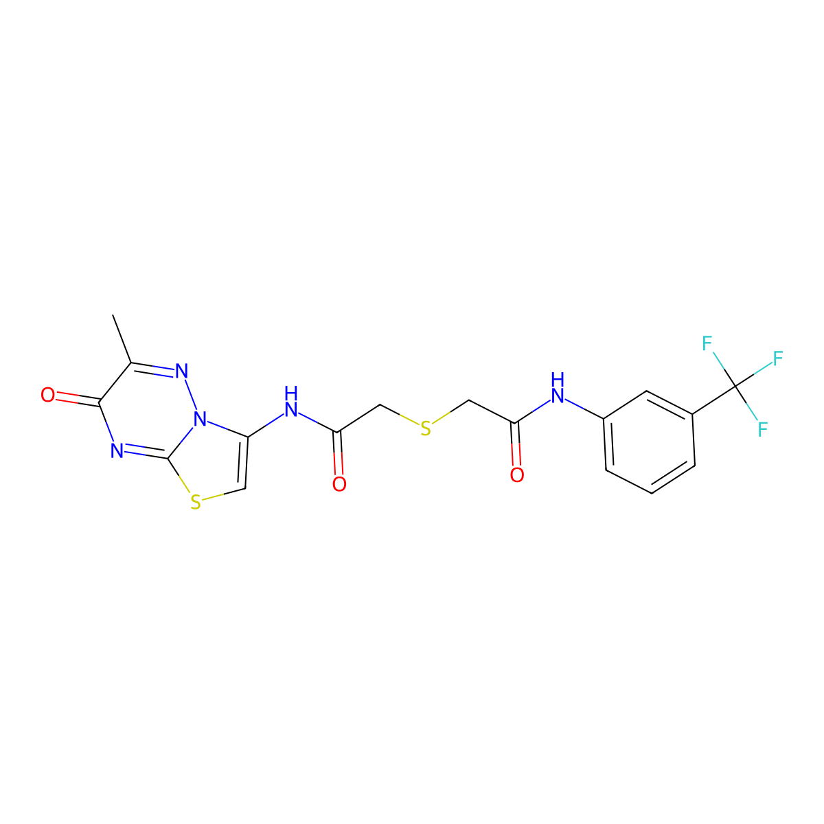 C17H14F3N5O3S2 molecular structure, CAS 1040712-95-5