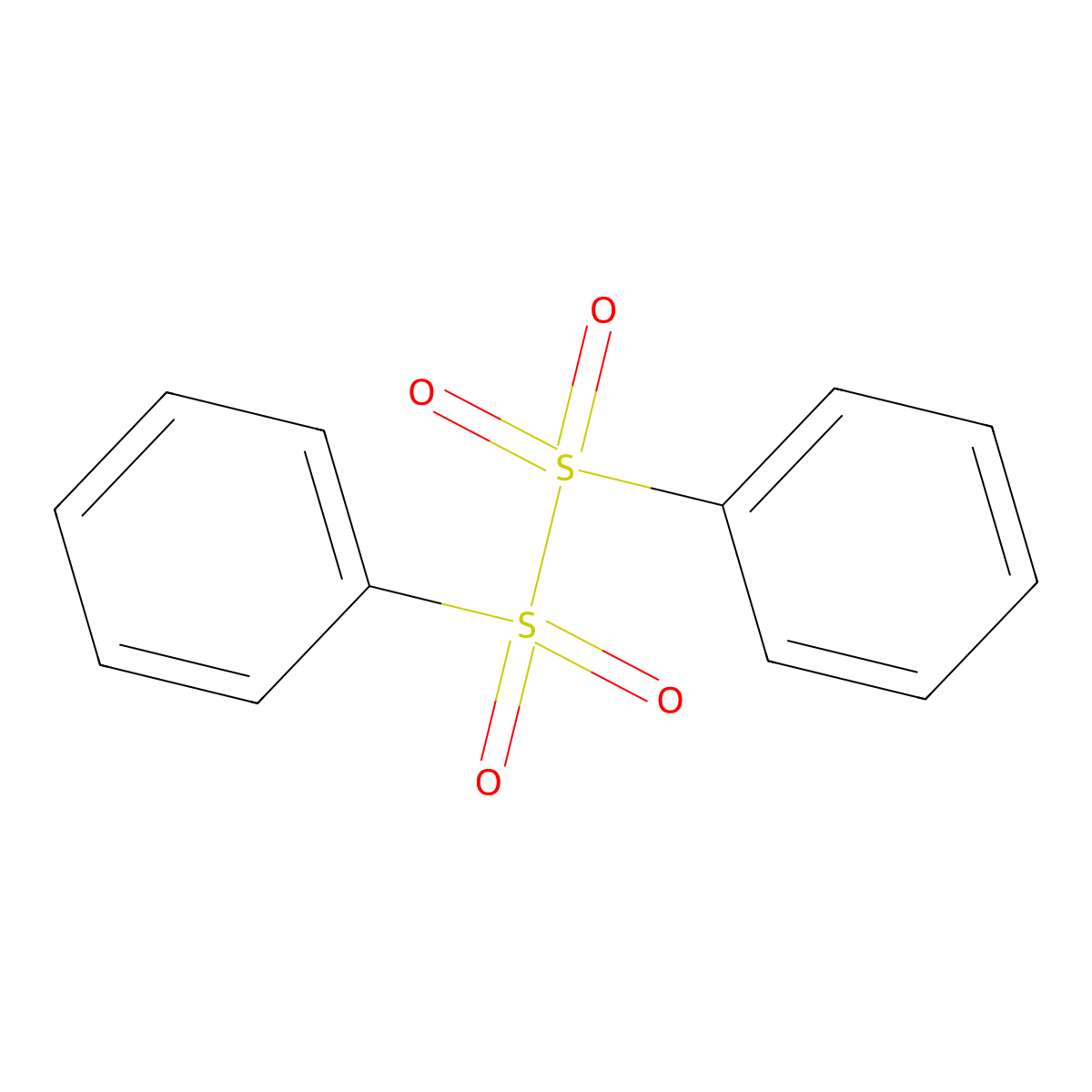 Diphenyl disulfone molecular structure, CAS 10409-06-0