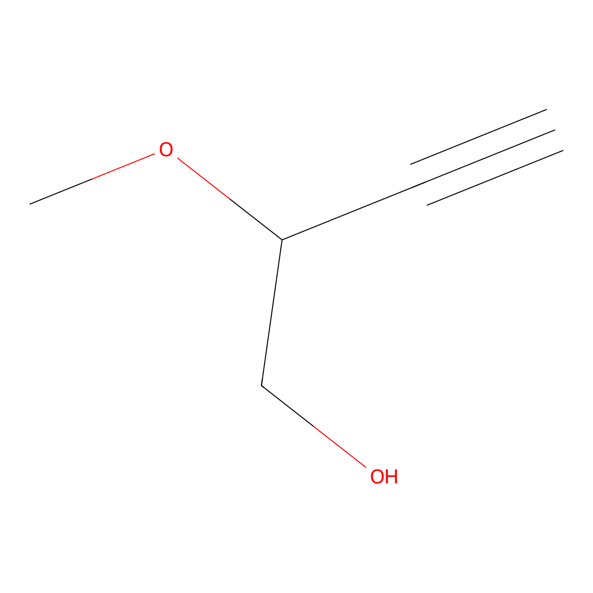 2-Methoxybut-3-yn-1-ol molecular structure, CAS 104092-70-8