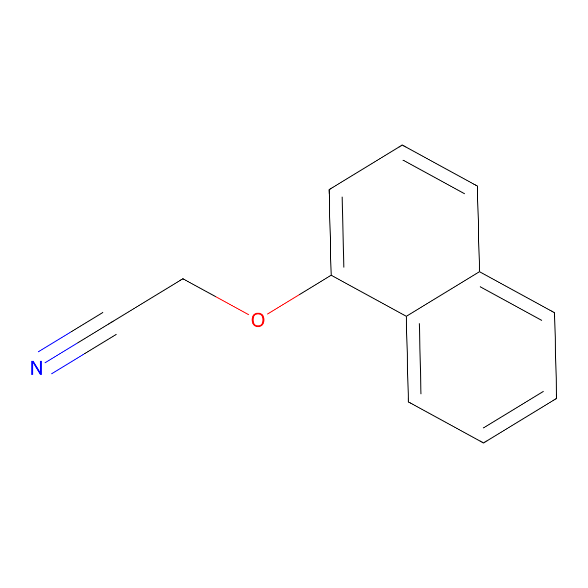 2-(Naphthalen-1-yloxy)acetonitrile molecular structure, CAS 104096-13-1