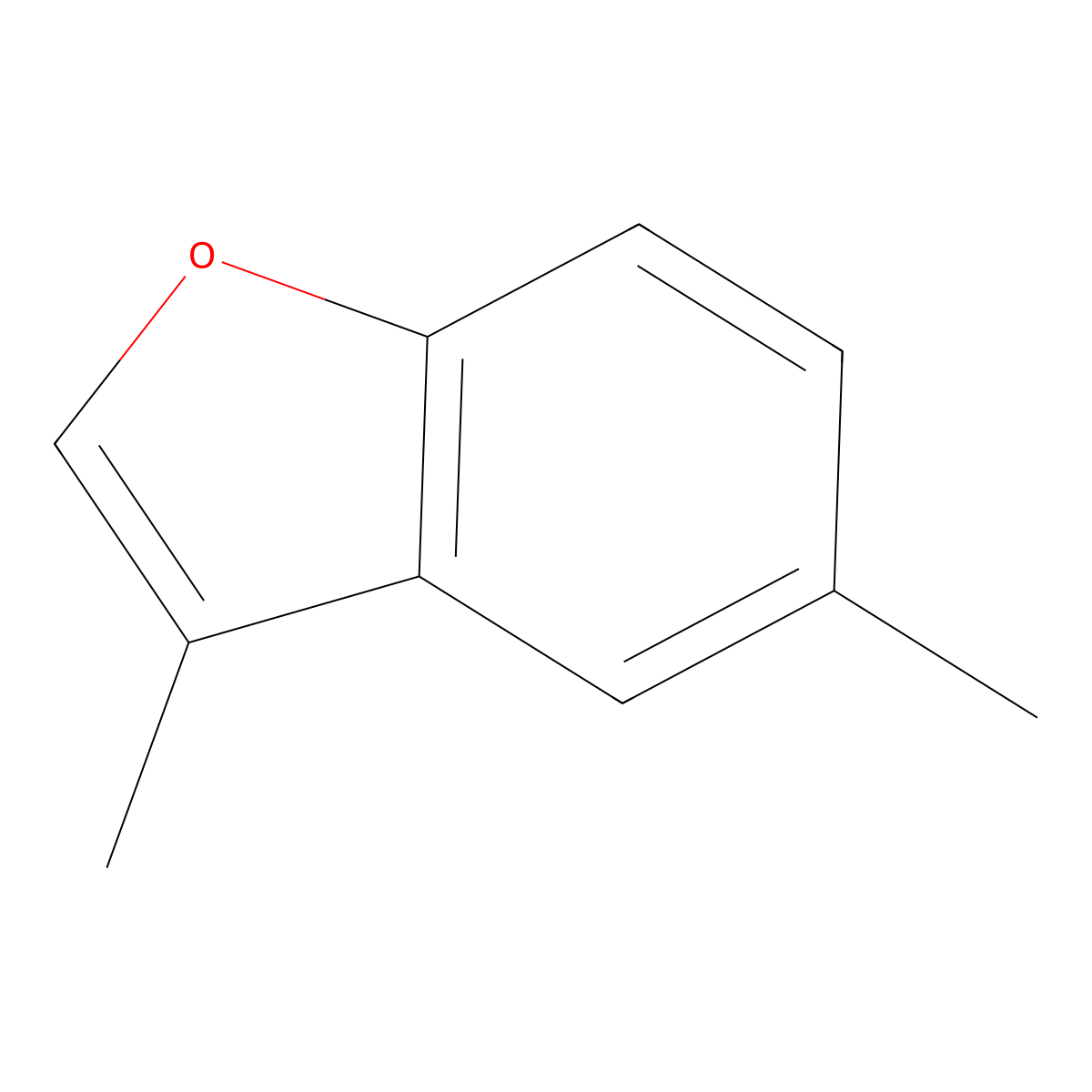 Benzofuran, 3,5-dimethyl- molecular structure, CAS 10410-35-2
