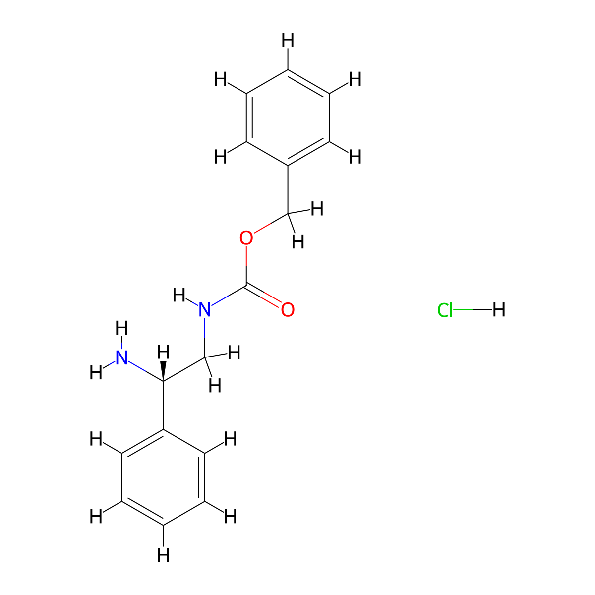 (S)-(2-Amino-2-phenyl-ethyl)-carbamic acid benzyl ester hydrochloride molecular structure, CAS 1041016-94-7