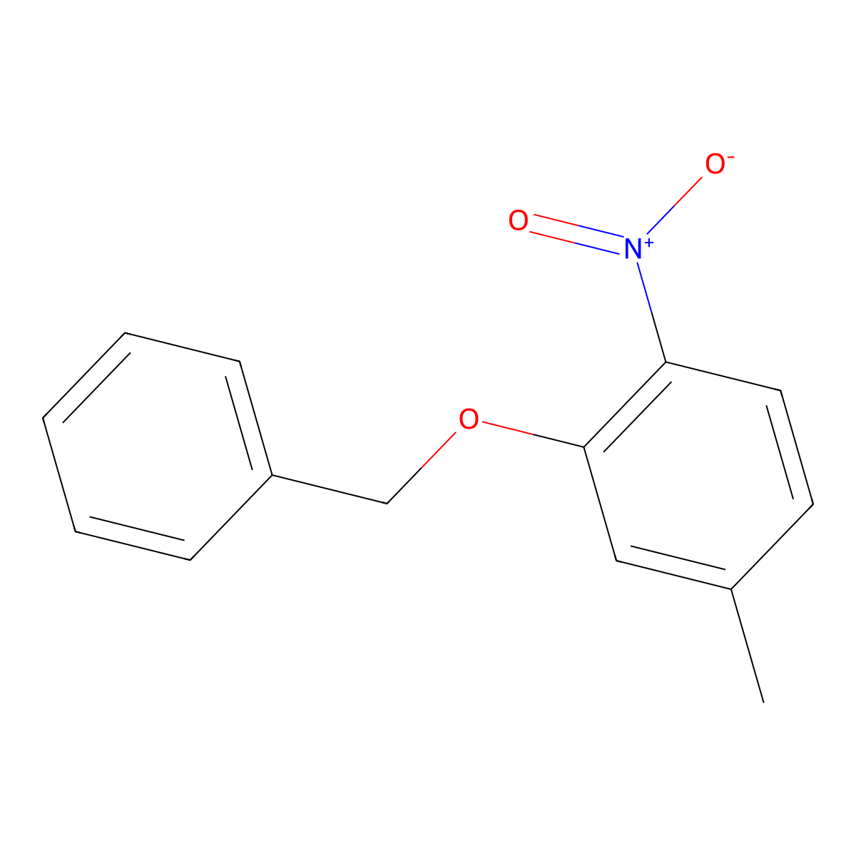 2-(Benzyloxy)-4-methyl-1-nitrobenzene molecular structure, CAS 104102-98-9