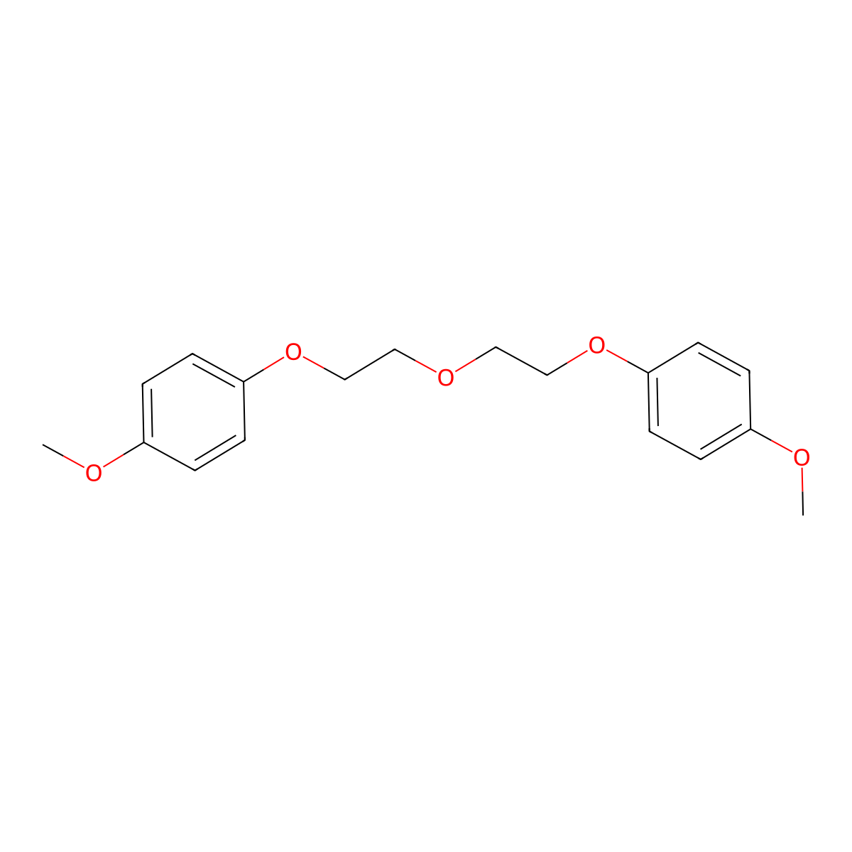 Bis[2-(4-methoxyphenoxy)ethyl] Ether molecular structure, CAS 104104-12-3