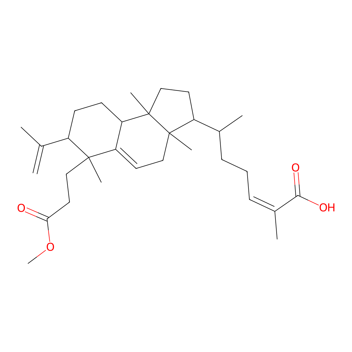 Kadsuric acid 3-methylester molecular structure, CAS 1041070-16-9