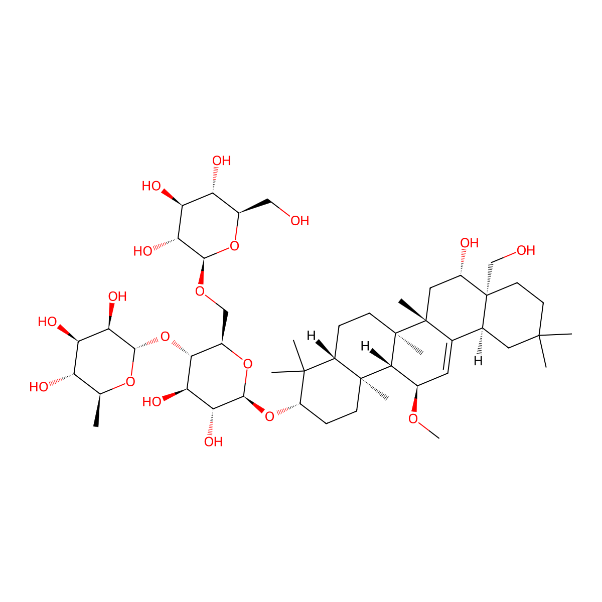 11alpha-Methoxysaikosaponin f molecular structure, CAS 104109-37-7
