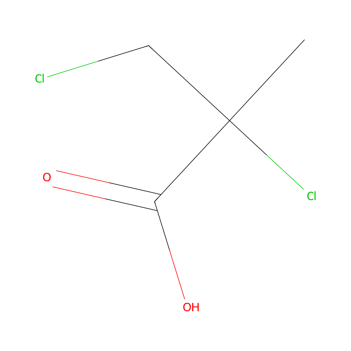 2,3-Dichloroisobutyric Acid molecular structure, CAS 10411-52-6
