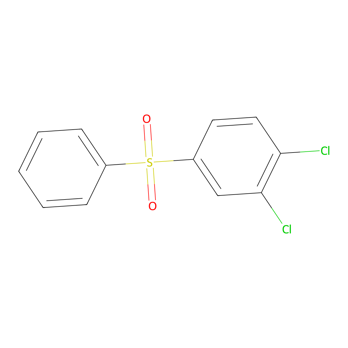 4-(Benzenesulfonyl)-1,2-dichlorobenzene molecular structure, CAS 104115-91-5