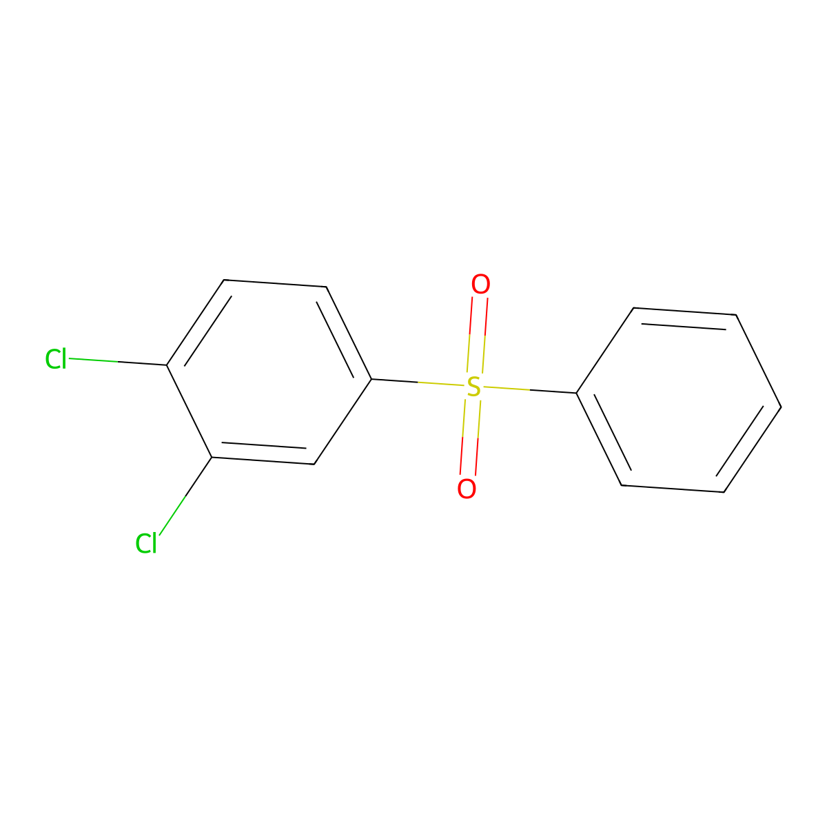 4-(Benzenesulfonyl)-1,2-dichlorobenzene molecular structure, CAS 104115-91-5