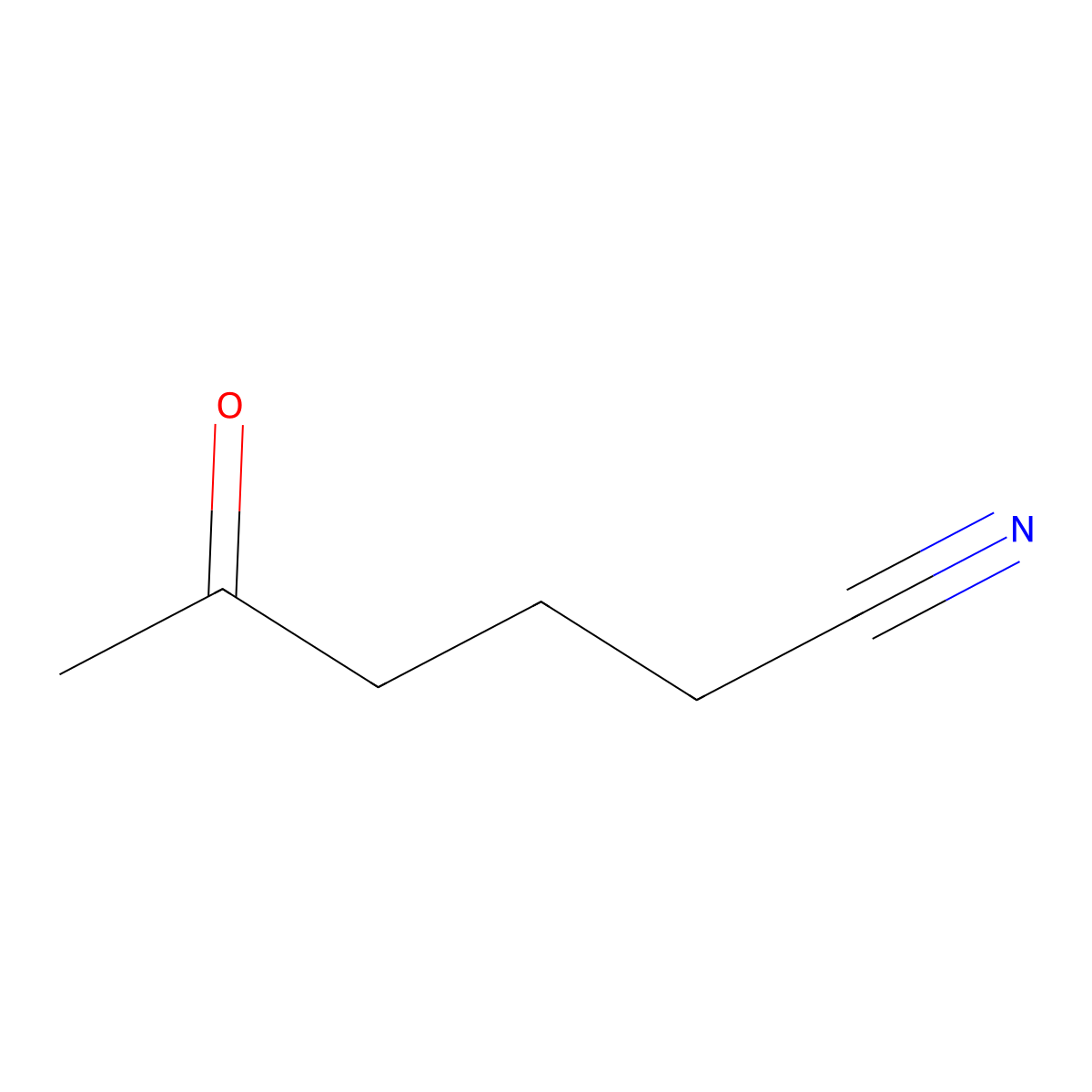 Hexanenitrile, 5-oxo- molecular structure, CAS 10412-98-3