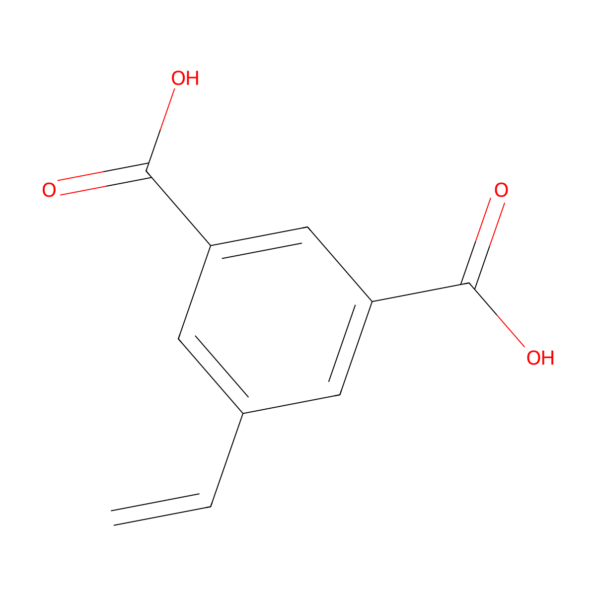 5-Vinylisophthalic acid molecular structure, CAS 1041374-16-6