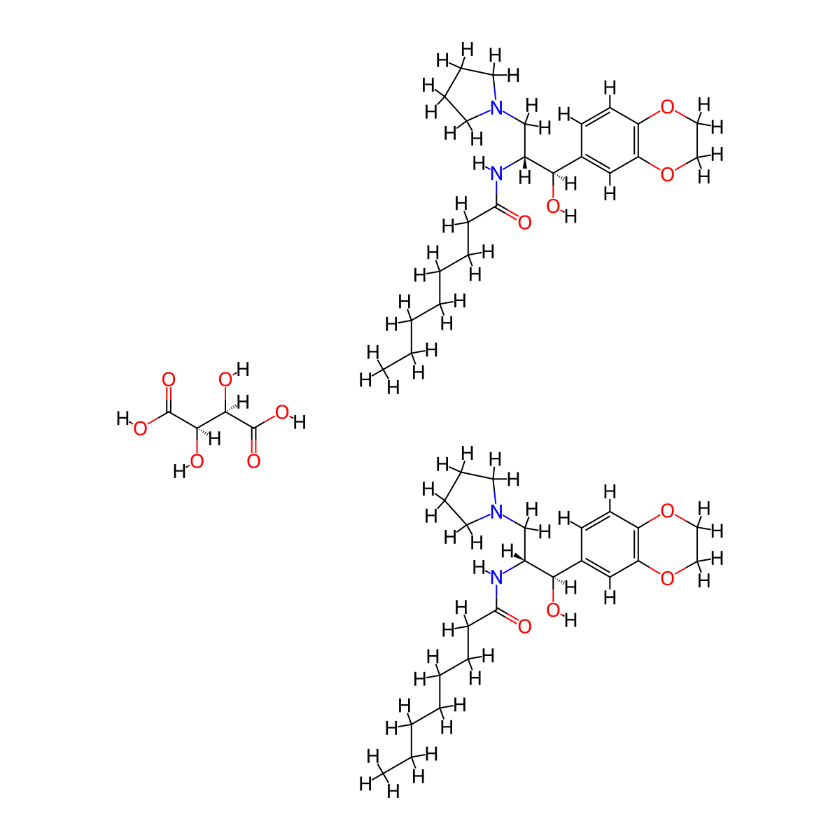 Eliglustat Tartrate molecular structure, CAS 104138-64-9