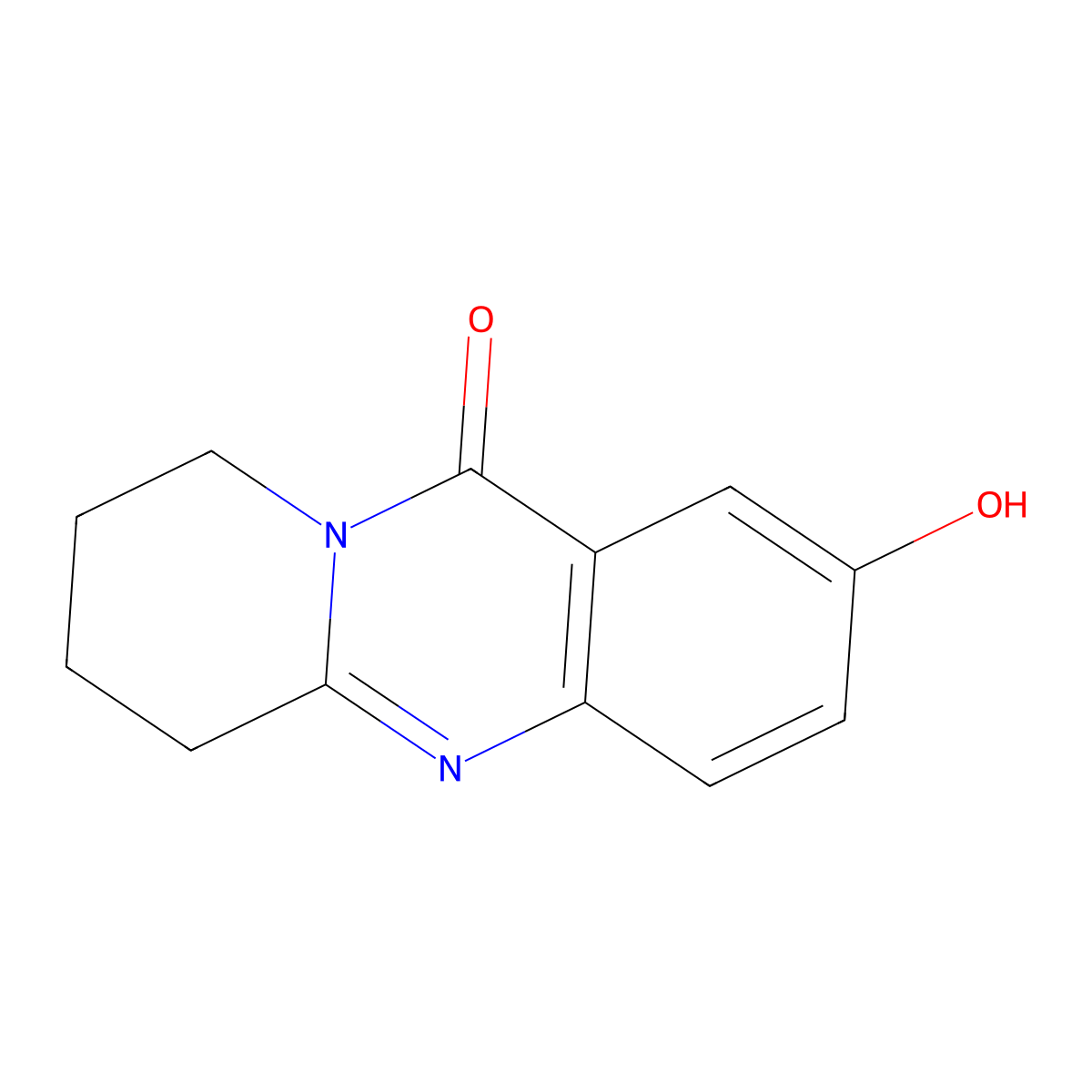 2-Hydroxy-8,9-dihydro-6H-pyrido[2,1-B]quinazolin-11(7H)-one molecular structure, CAS 1041382-97-1