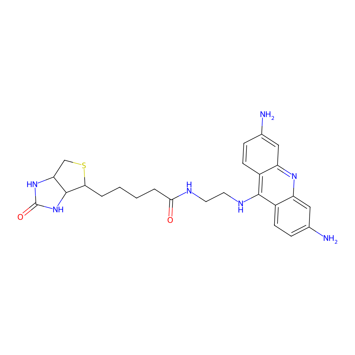 Acriflavin-Biotin Conjugate molecular structure, CAS 1041387-90-9