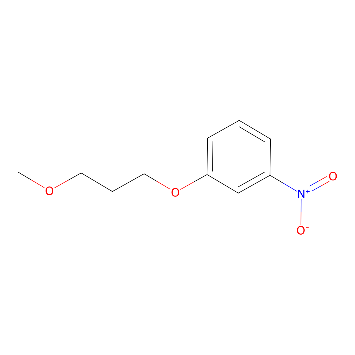 1-(3-Methoxypropoxy)-3-nitrobenzene molecular structure, CAS 1041399-44-3