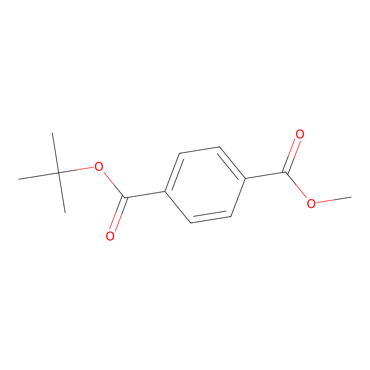 tert-Butyl methyl terephthalate molecular structure, CAS 104141-93-7