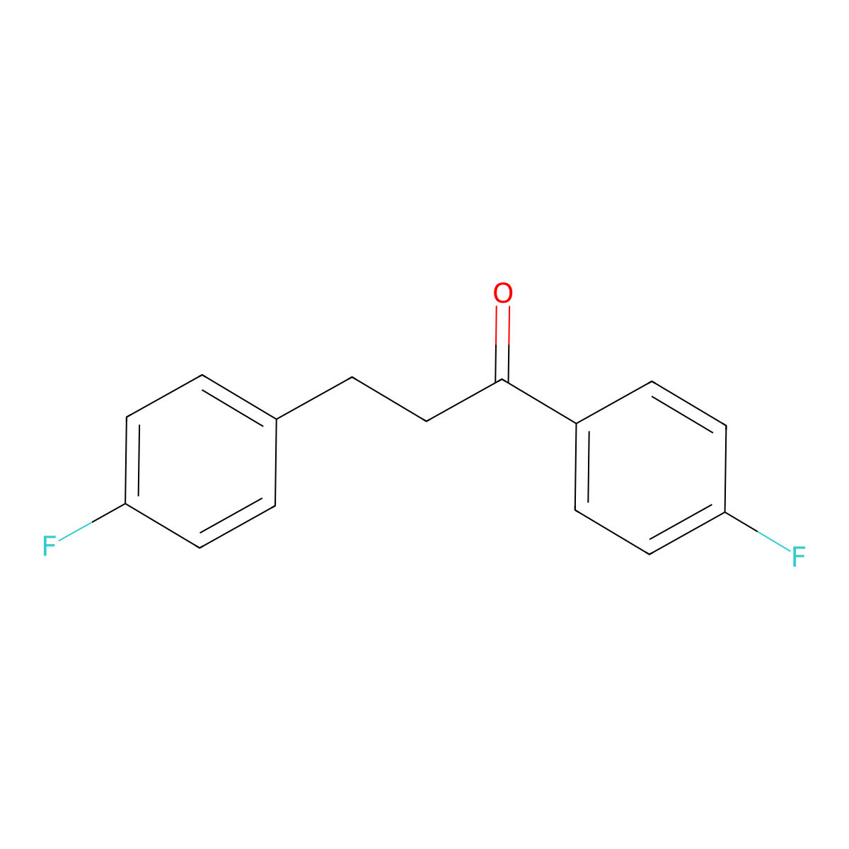 1,3-Bis(4-fluorophenyl)propan-1-one molecular structure, CAS 104147-29-7