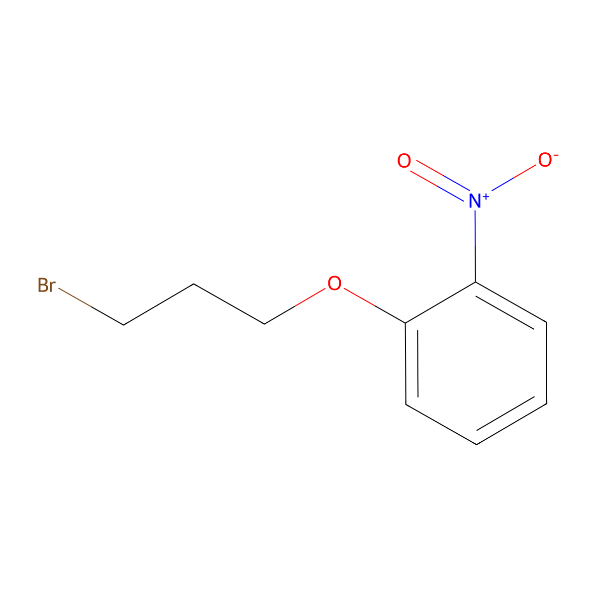 1-(3-Bromopropoxy)-2-nitrobenzene molecular structure, CAS 104147-69-5