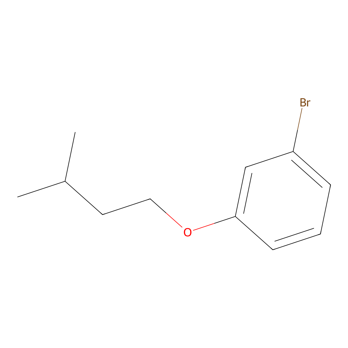 1-Bromo-3-iso-pentyloxybenzene molecular structure, CAS 1041522-20-6