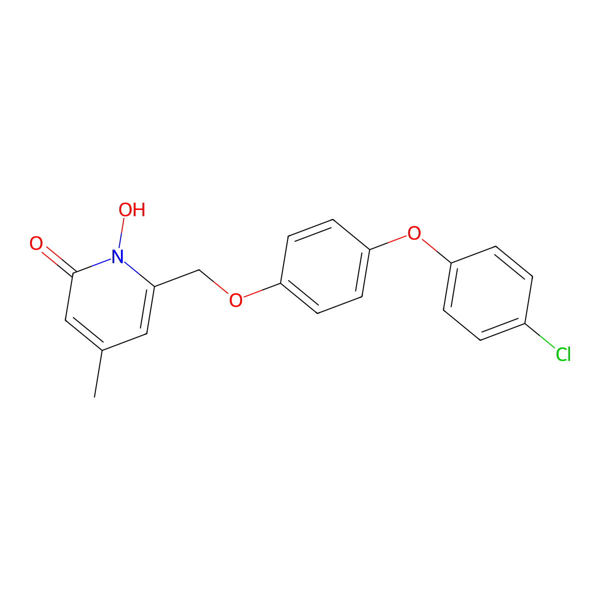 Rilopirox molecular structure, CAS 104153-37-9