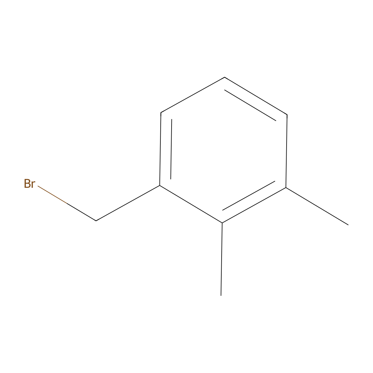 1-(Bromomethyl)-2,3-dimethylbenzene molecular structure, CAS 104155-11-5