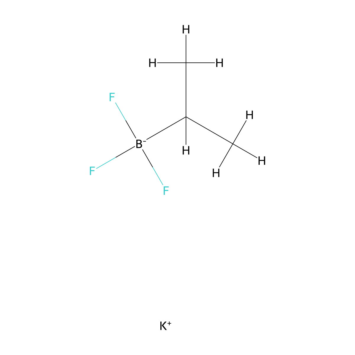 potassium trifluoro(propan-2-yl)boranuide molecular structure, CAS 1041642-13-0