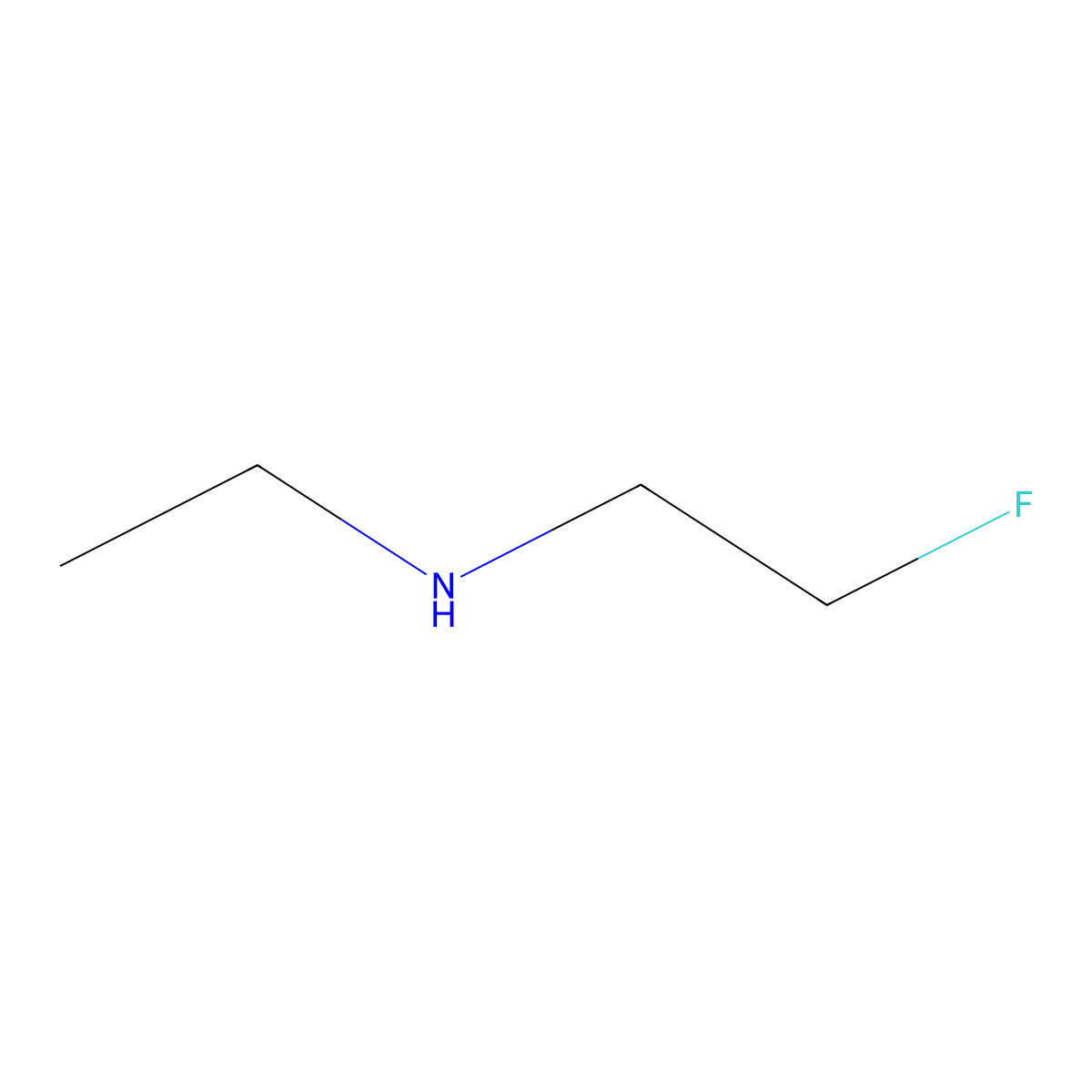 Ethyl(2-fluoroethyl)amine molecular structure, CAS 104165-40-4