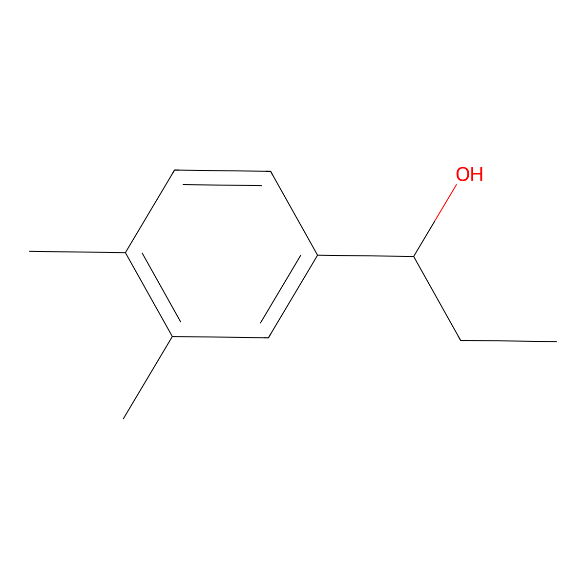 1-(3,4-Dimethylphenyl)propan-1-ol molecular structure, CAS 104174-13-2