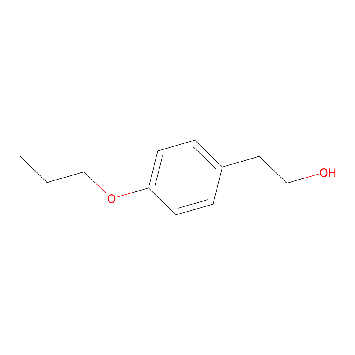 2-(4-Propoxyphenyl)ethanol molecular structure, CAS 104174-22-3