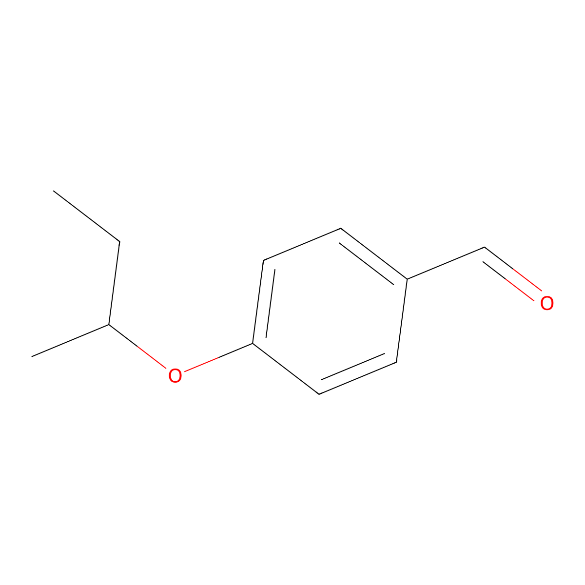 4-Sec-butoxybenzaldehyde molecular structure, CAS 104174-29-0