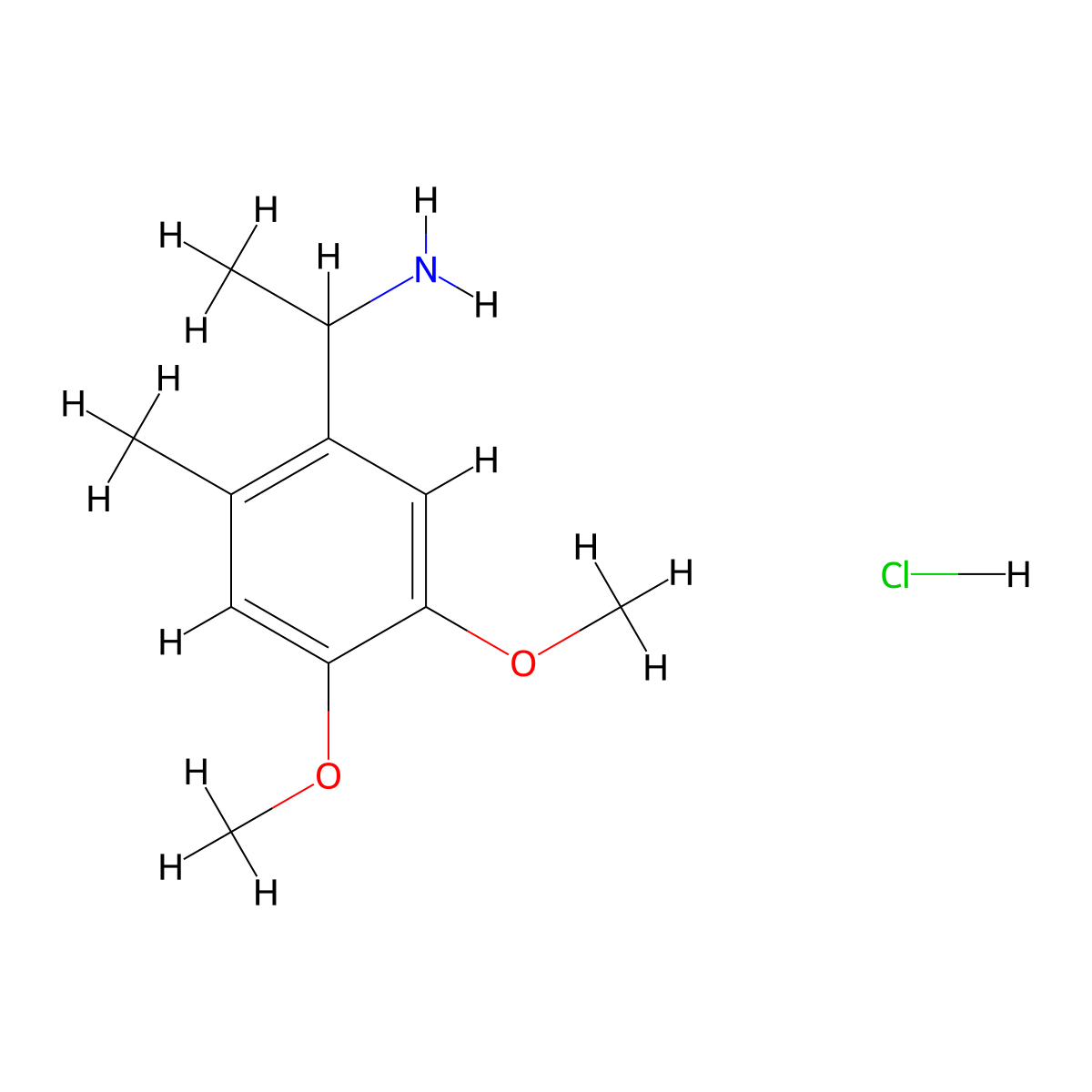 1-(4,5-Dimethoxy-2-methylphenyl)ethan-1-amine hydrochloride molecular structure, CAS 104174-56-3