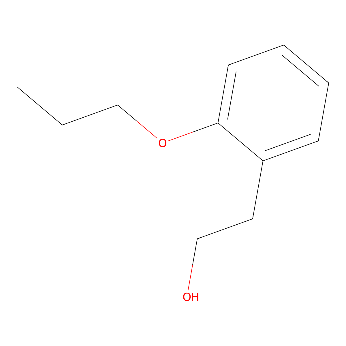 2-(2-Propoxyphenyl)ethanol molecular structure, CAS 104174-91-6