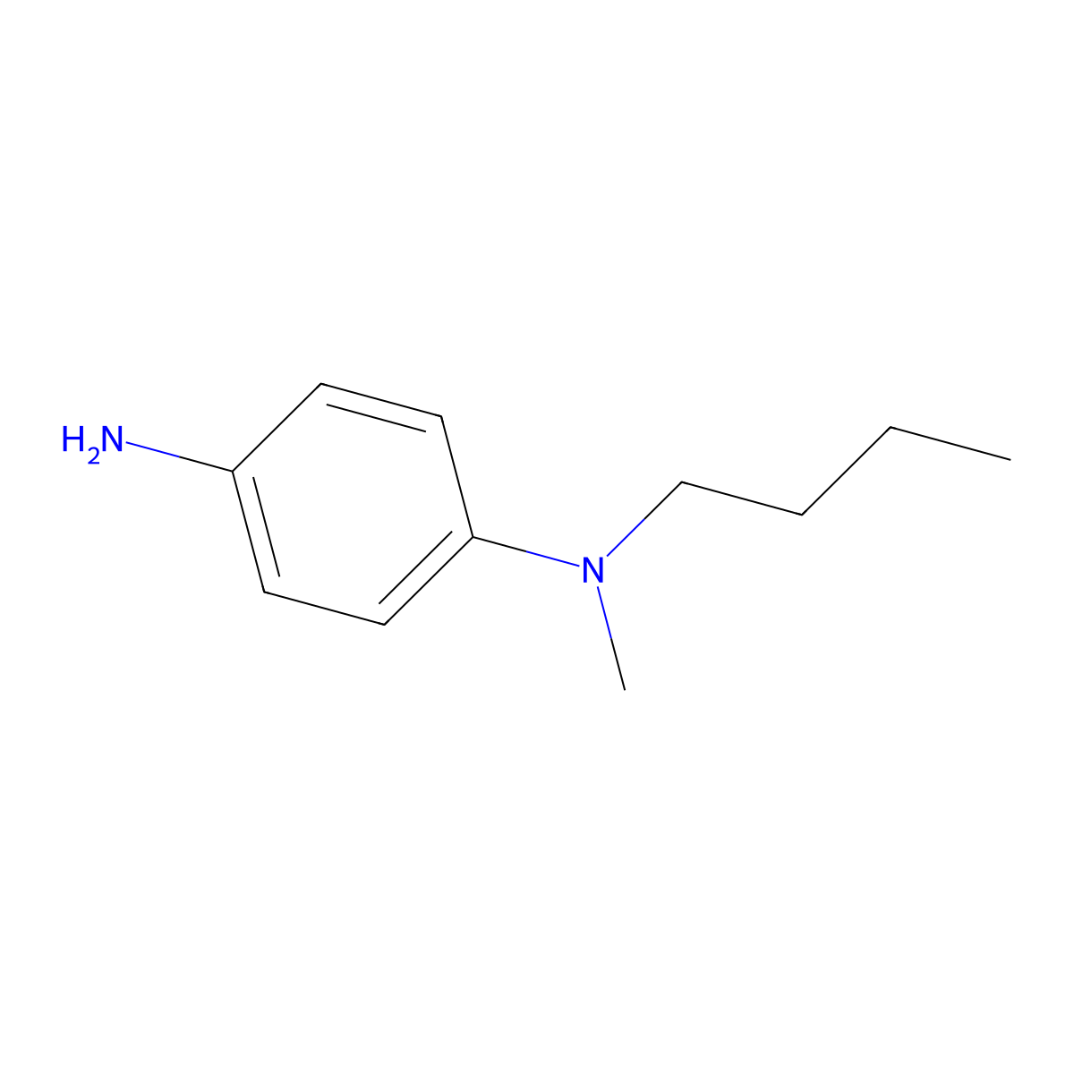 1-N-butyl-1-N-methylbenzene-1,4-diamine molecular structure, CAS 104178-20-3
