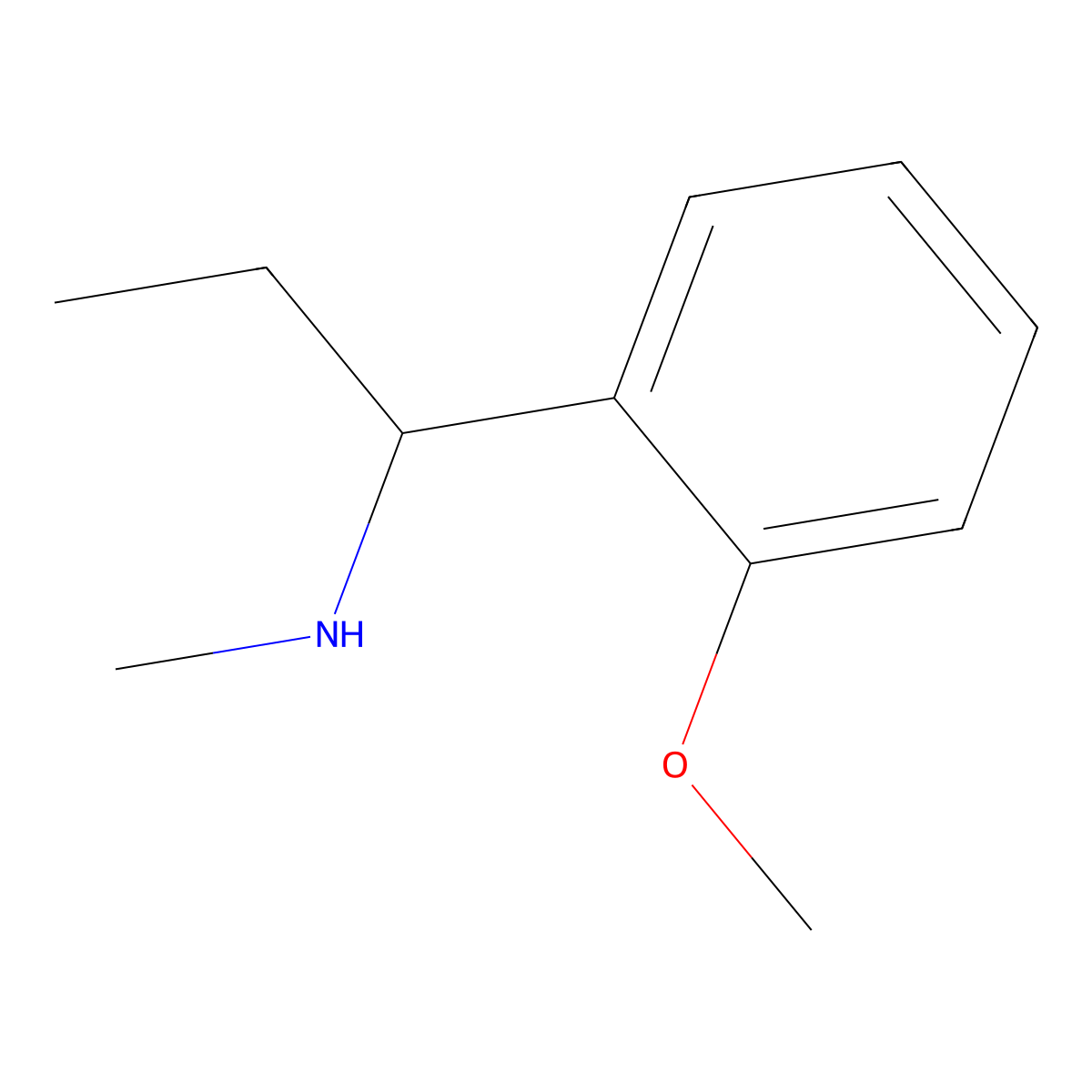 [1-(2-Methoxyphenyl)propyl](methyl)amine molecular structure, CAS 104178-98-5