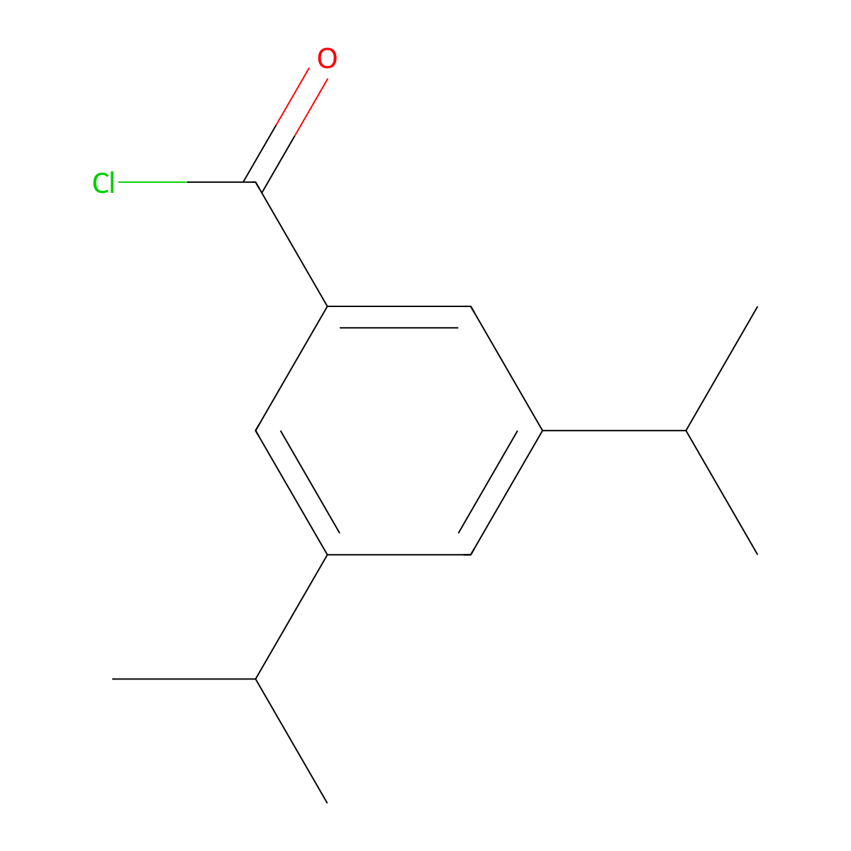3,5-Diisopropylbenzoyl chloride molecular structure, CAS 104182-39-0