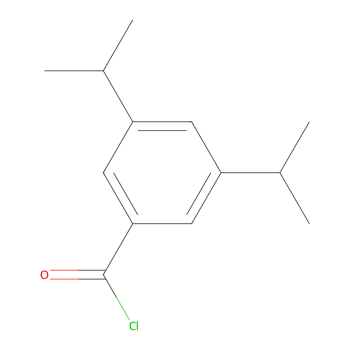 3,5-Diisopropylbenzoyl chloride molecular structure, CAS 104182-39-0