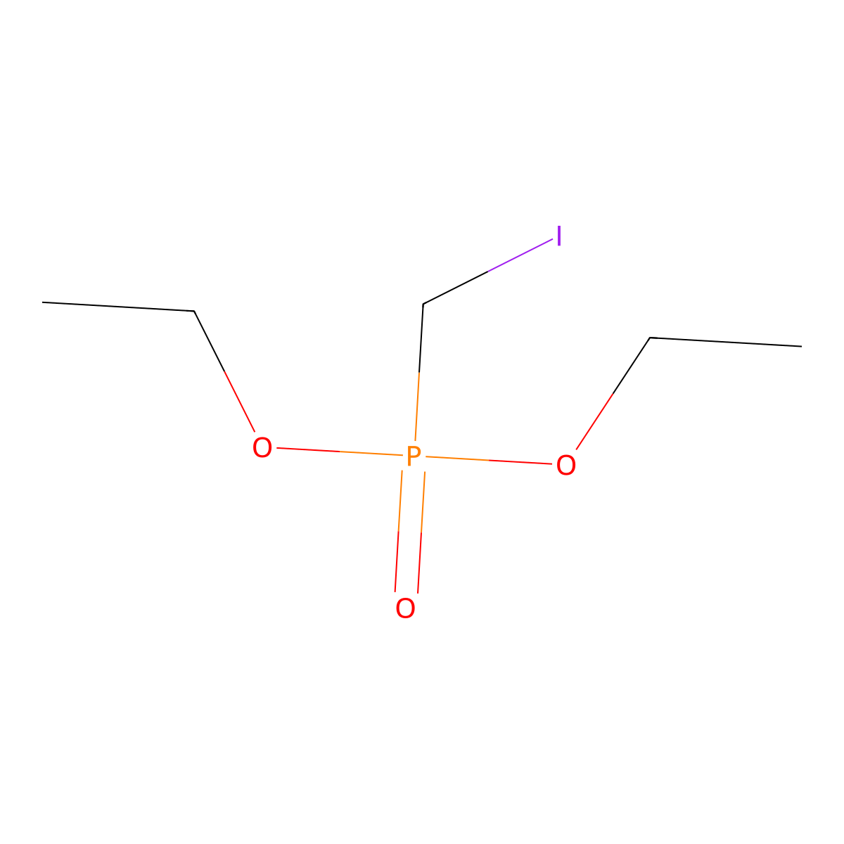 Diethyl (iodomethyl)phosphonate molecular structure, CAS 10419-77-9