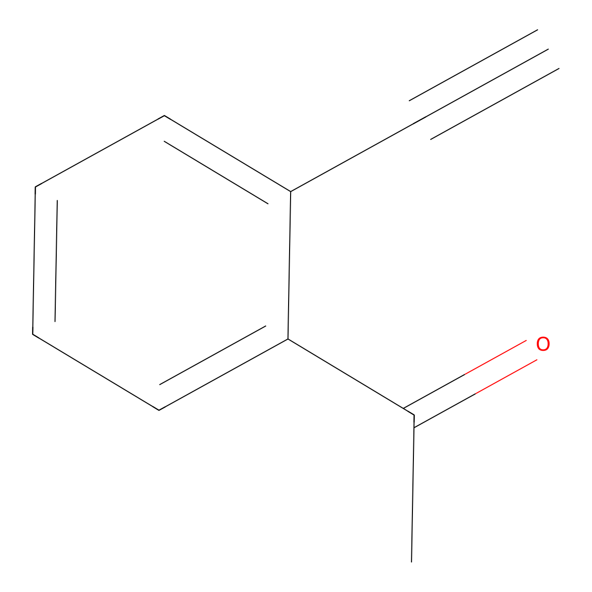 1-(2-Ethynylphenyl)ethanone molecular structure, CAS 104190-22-9