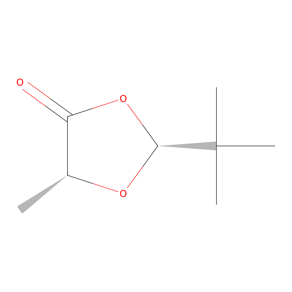 (2R,5R)-2-(tert-Butyl)-5-methyl-1,3-dioxolan-4-one molecular structure, CAS 104194-02-7