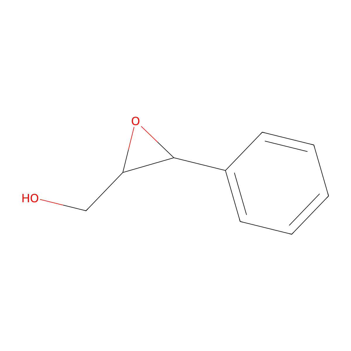 (2S,3S)-(-)-3-Phenylglycidol molecular structure, CAS 104196-23-8
